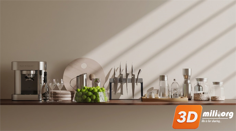 Kitchen accessories Skp Files 